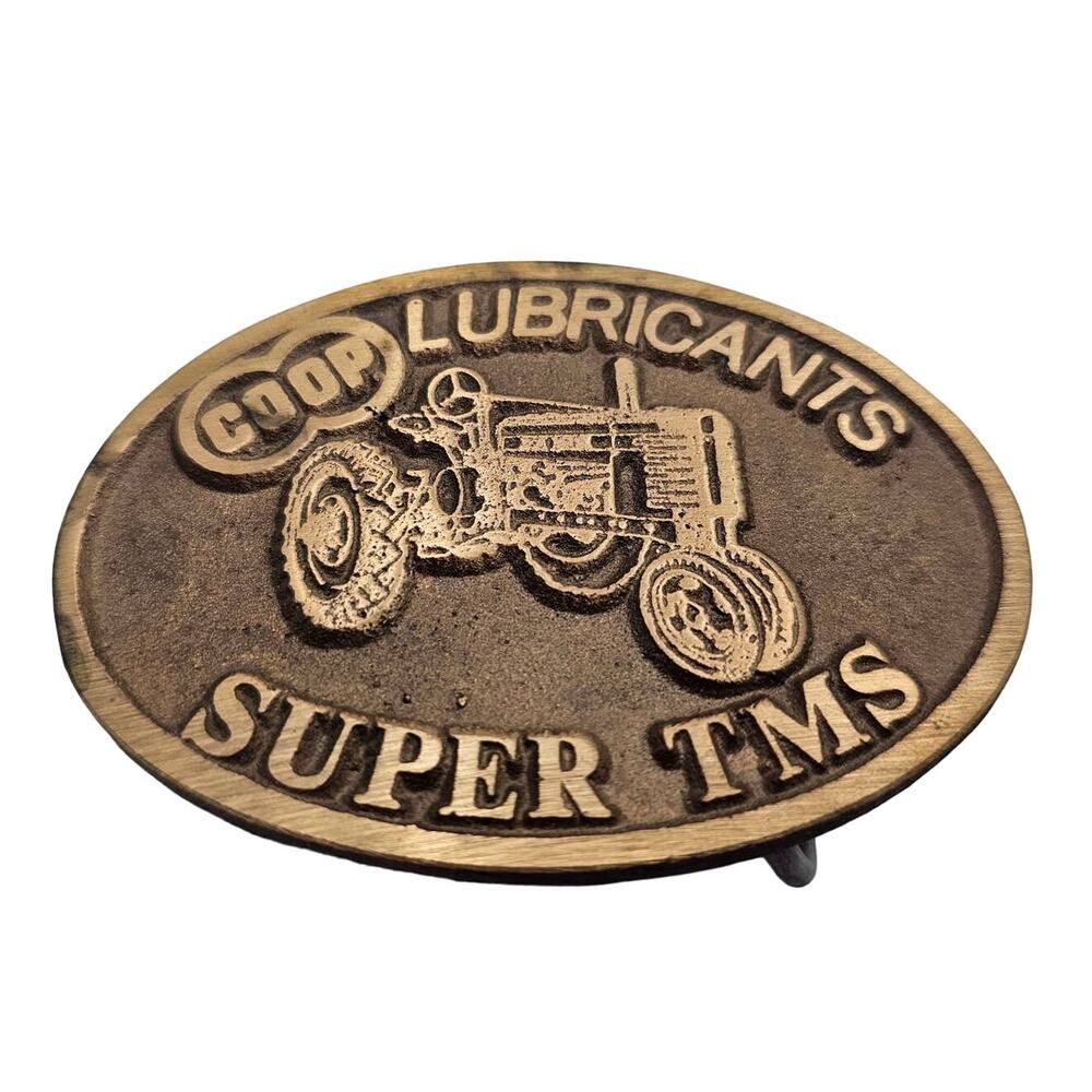 John Deere H 1936-1947 Farmland Ind Ser 2 Belt Buckle Coop Lubricants Super TMS
